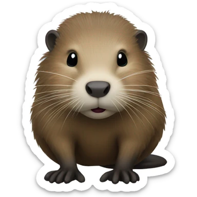 nutria tierna sticker