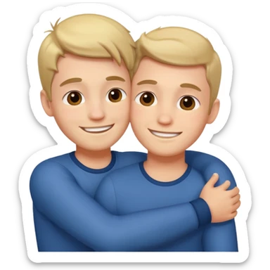 two cute boyfriends sticker