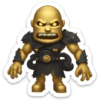 Sinister, Ominous,Golden, Tempting sticker