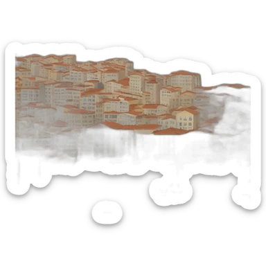 vigo city skyline sticker