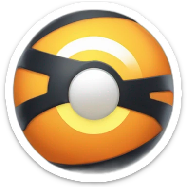 naruto's rasengan ball sticker