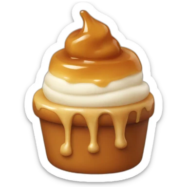 caramel  sticker