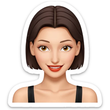 Bella hadid is winking sticker