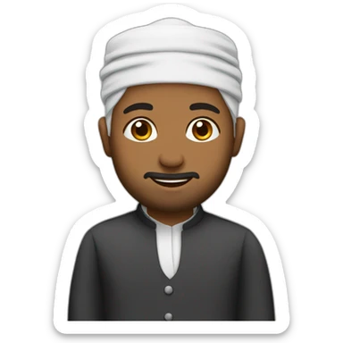 Muslim Shalat sticker