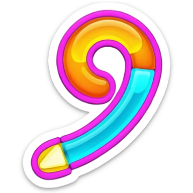 Arte y neon flex sticker