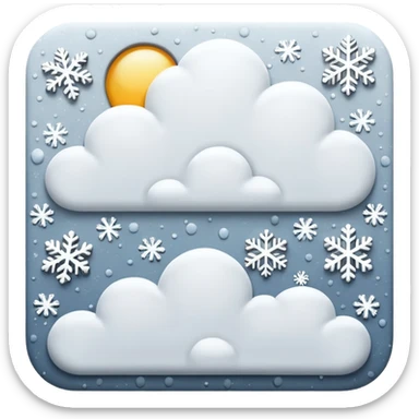 snow skies sticker