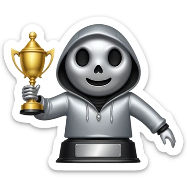 trofeu ghostface sticker
