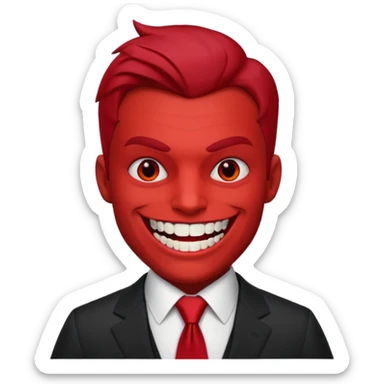 alastor smile sticker