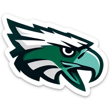 Philadelphia Eagles football sticker