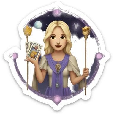 Tarot cards  sticker