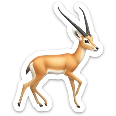 Gazelle  sticker