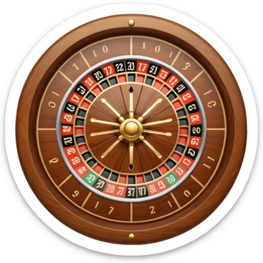 rouletta for casino sticker