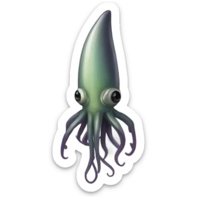 Squid dart sticker