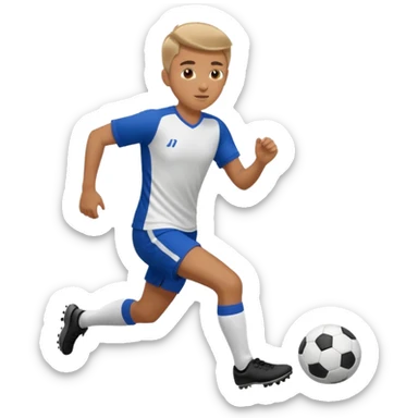 Me playing soccer sticker
