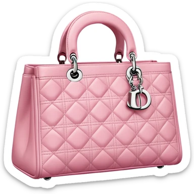 pink dior bag sticker
