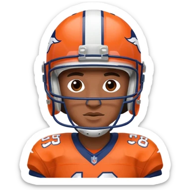 Denver broncos pat surtain sticker