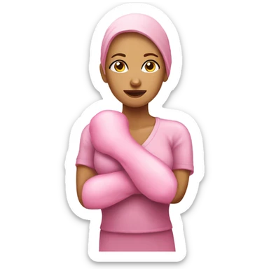 Breast cancer fight sticker