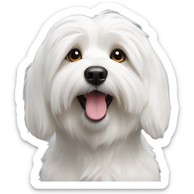Coton de Tulear dog sticker
