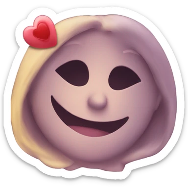 Romantic good night kiss sticker