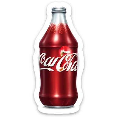 a can of cherry coke sticker