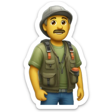 Fisherman-thon sticker