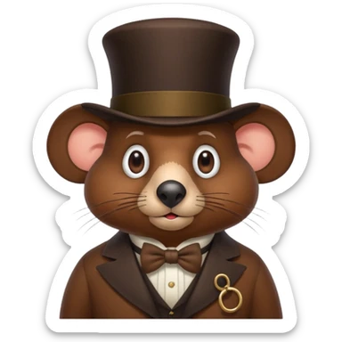 mole with accessory sticker