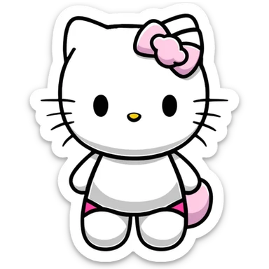Hello kitty sticker