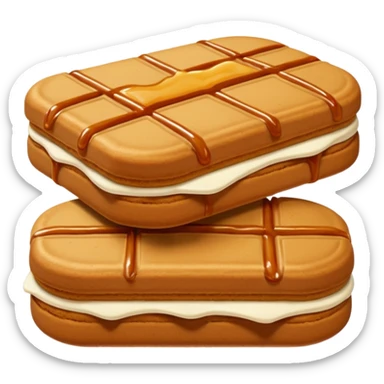 biscoff brand sticker
