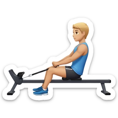 row exercise sticker
