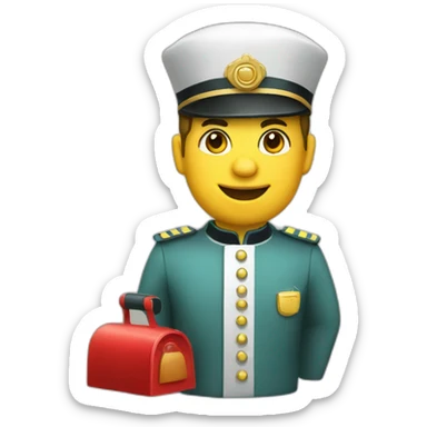 Bellhop bell sticker