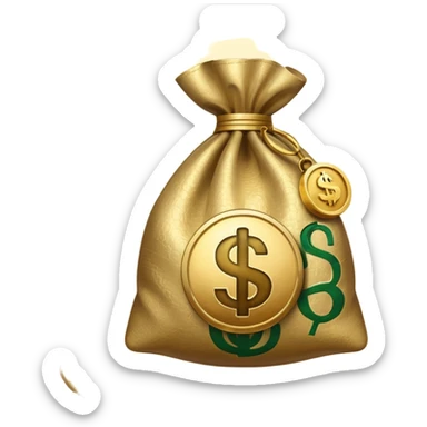 play icon and a money bag with a dollar symbol sticker