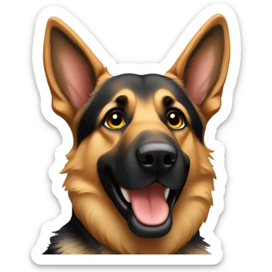 German shepherd  sticker