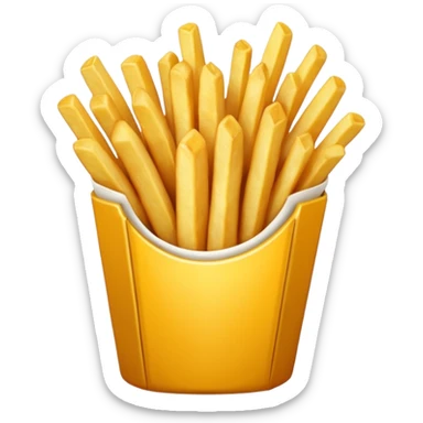 patatine fritte (giallo) sticker
