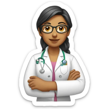 Lesbian Indian pharmacist sticker