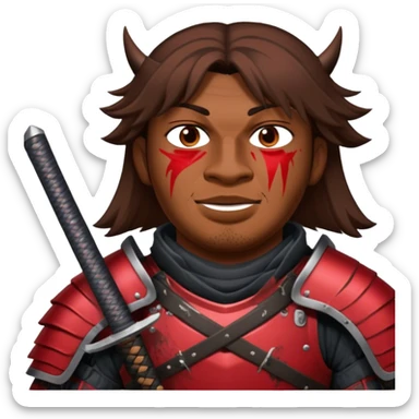 Battle-Ready Samurai sticker