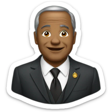 Le président algérien sticker