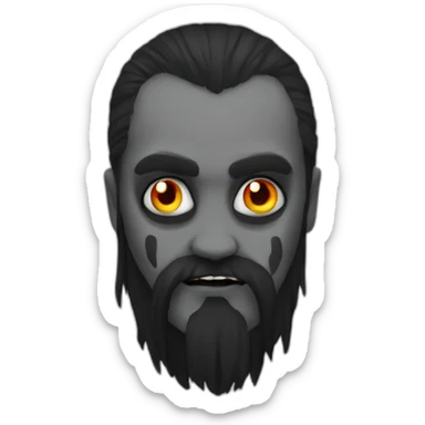 Norwegian black metal sticker