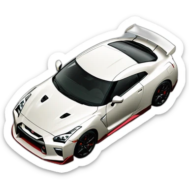 nissan gtr35 mixed with toyota supra mk4 sticker