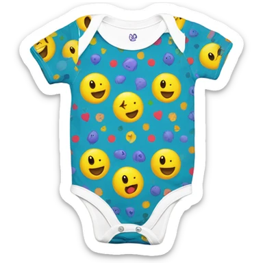 Baby onesie sticker