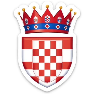Croatia flag sticker