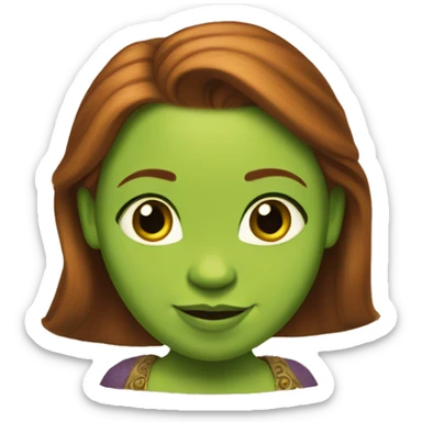 Princess Fiona from Shrek  sticker