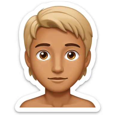 I want a human  picture  of me sticker