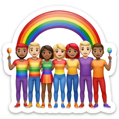 pride charcters sticker