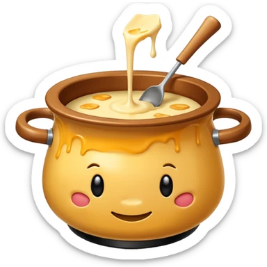 Fondue sticker