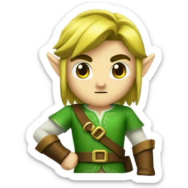Link of the legend of zelda sticker