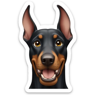 Doberman sticker