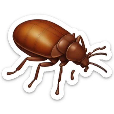 Bedbug sticker