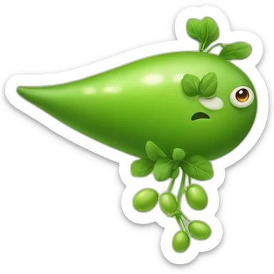 pea shooter sticker