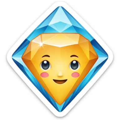 An emoji-style logo with the text "AIiQ" in a diamond-shaped, modern design.

 sticker