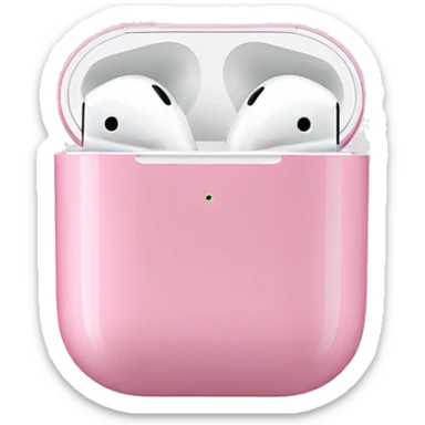 pinke airpods sticker